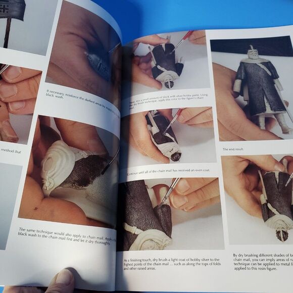 Painting Small Figures Ancient & Medieval Warriors  Mike Davidson PB Book - Picture 9 of 11